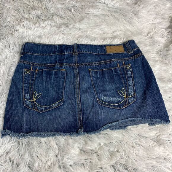 Red Camel Blue Jean Mini Skirt - Picture 1 of 5